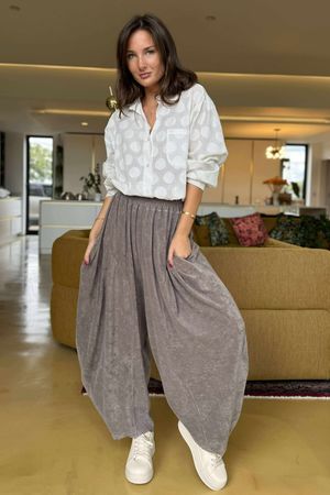 The Terry B Sia Pant Mocha